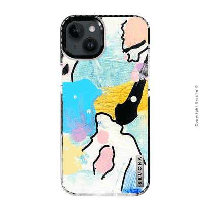 Funda ultra protectora pintada a mano para iPhone 14/15 Plus – Six