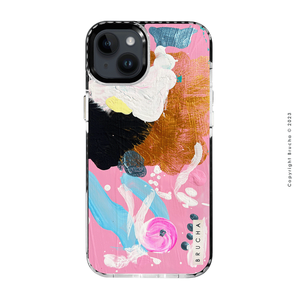 Funda ultra protectora pintada a mano para iPhone 14/15 Plus – Melusine