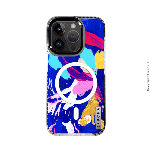 Funda Magsafe ultra protectora pintada a mano para iPhone 14 Pro - Lorena