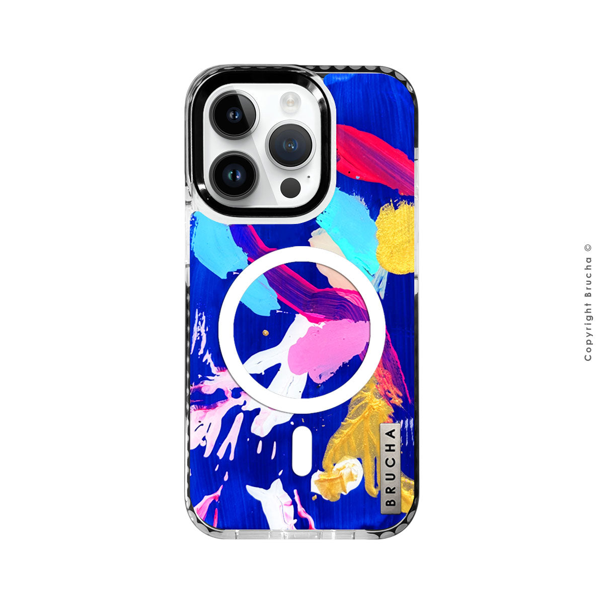 Funda Magsafe ultra protectora pintada a mano para iPhone 14 Pro - Lorena