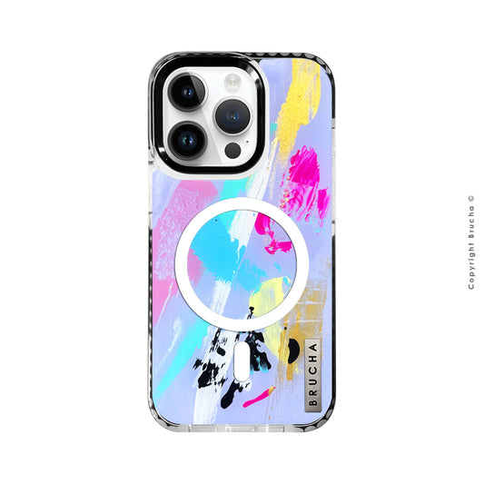 Funda Magsafe ultra protectora pintada a mano para iPhone 14 Pro - Gretel