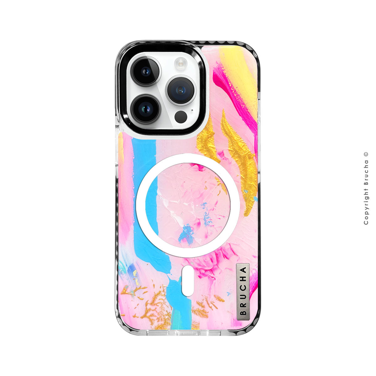 Funda Magsafe ultra protectora pintada a mano para iPhone 14 Pro - Regina