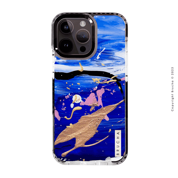 Funda ultra protectora pintada a mano para iPhone 14 Pro Max - Mares