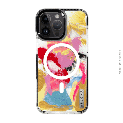 Funda Magsafe ultra protectora pintada a mano para iPhone 14 Pro Max - Alex