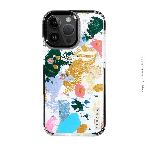 Funda ultra protectora pintada a mano para iPhone 14 Pro Max - Mayte BRILLANTES EDICIÓN LIMITADA💎
