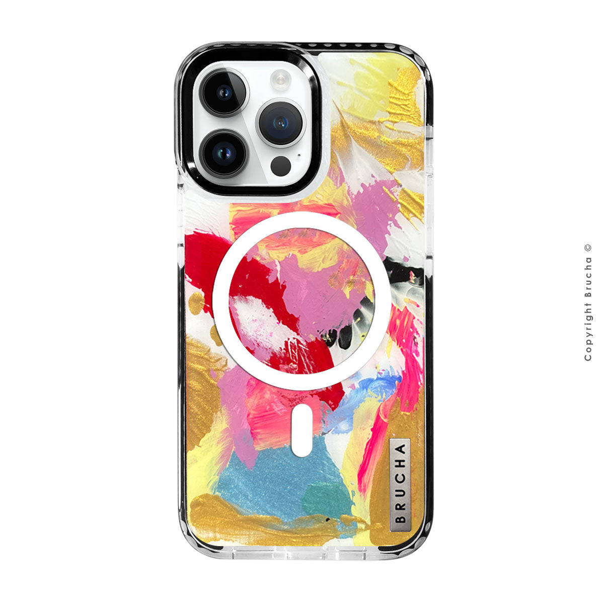 Funda Magsafe ultra protectora pintada a mano para iPhone 14 Pro Max - Alex