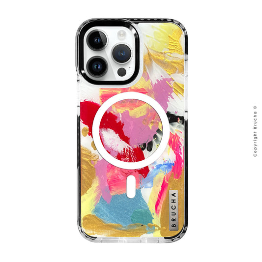 Funda Magsafe ultra protectora pintada a mano para iPhone 14 Pro Max - Alex