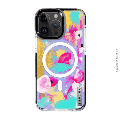 Funda Magsafe ultra protectora pintada a mano para iPhone 14 Pro Max - Gigi