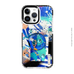 Set de funda ultra protectora y holder match, pintada a mano con brillos Edición Limitada para iPhone 14 Pro Max - Rowdy