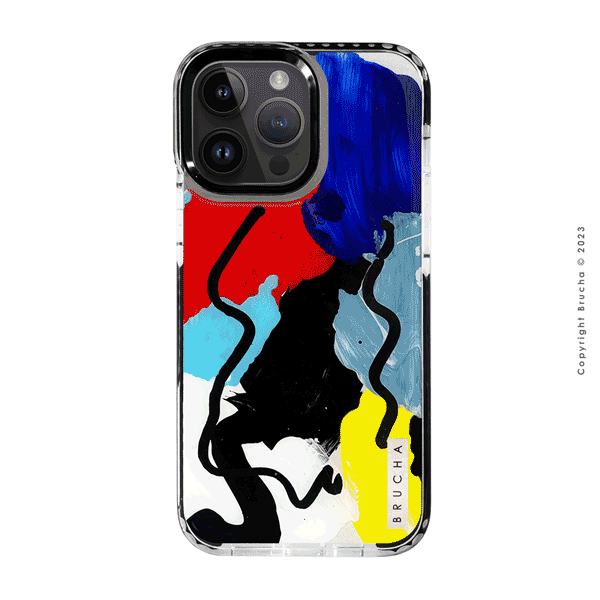 Funda ultra protectora pintada a mano para iPhone 14 Pro Max - Kelsi