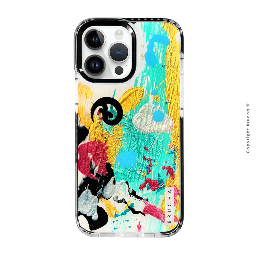Funda ultra protectora pintada a mano para iPhone 14 Pro Max - Wanna
