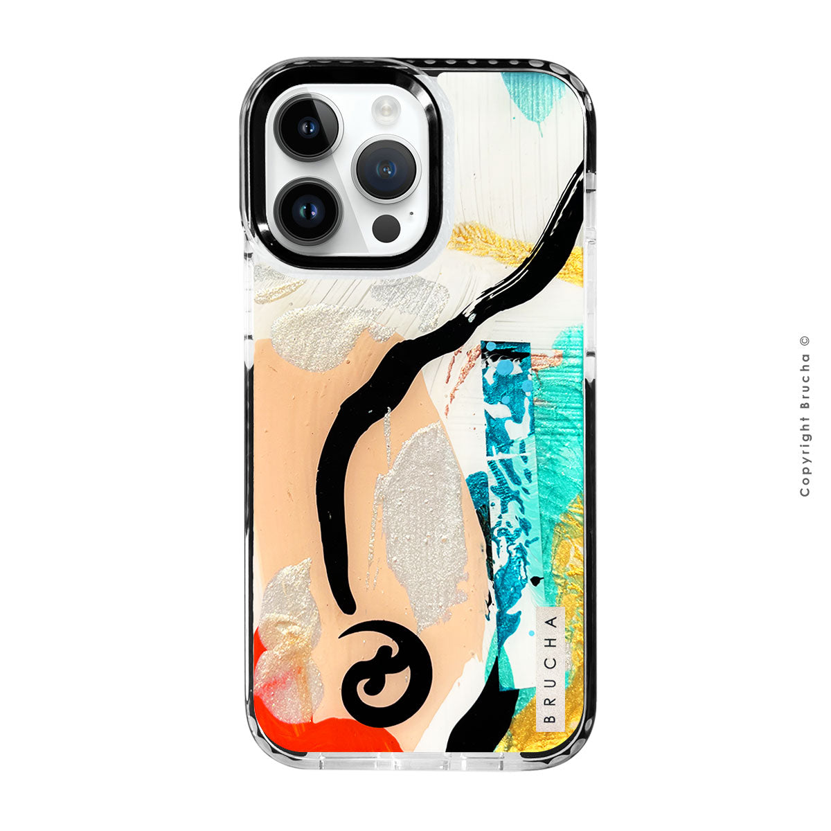 Funda ultra protectora pintada a mano para iPhone 14 Pro Max - Puppy