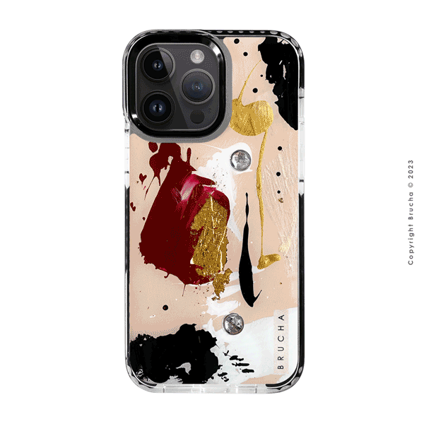 Funda ultra protectora pintada a mano para iPhone 14 Pro Max - Abi BRILLANTES EDICIÓN LIMITADA💎