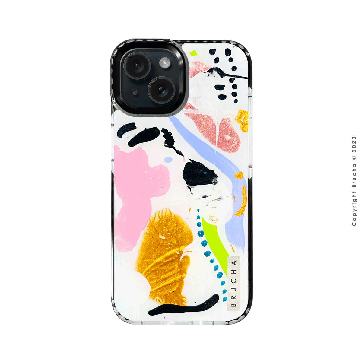 Funda ultra protectora pintada a mano para iPhone 15 - Nury