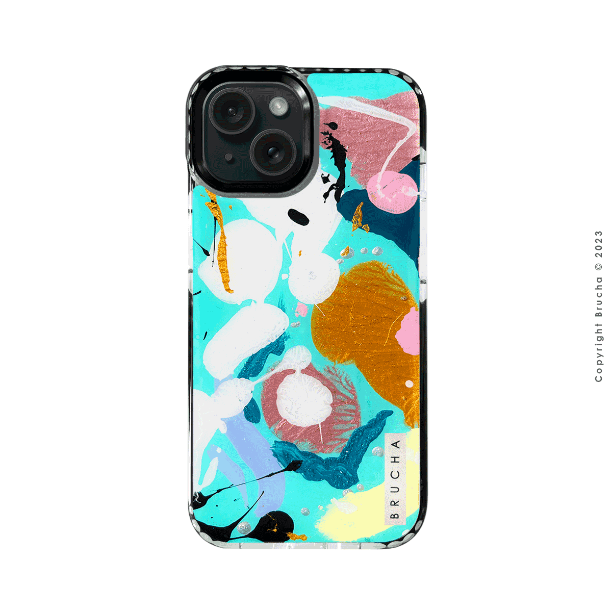 Funda ultra protectora pintada a mano para iPhone 15 - Kimsy