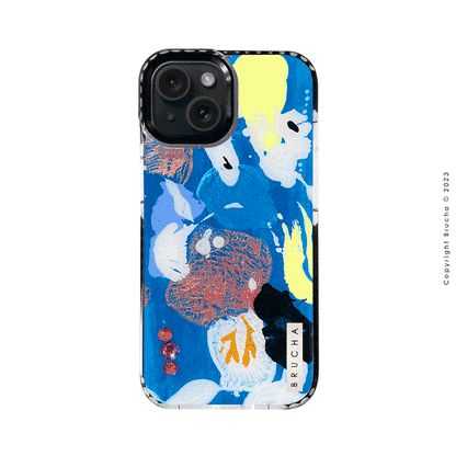 Funda ultra protectora pintada a mano para iPhone 15 -  Cirila BRILLANTES EDICIÓN LIMITADA💎