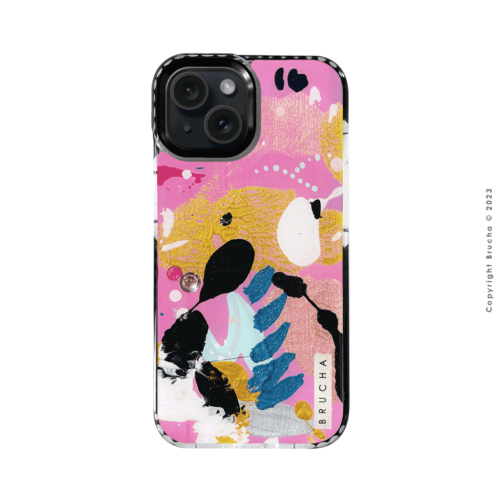 Funda ultra protectora pintada a mano para iPhone 15 -  Truna BRILLANTES EDICIÓN LIMITADA💎