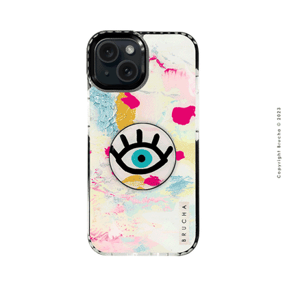 Funda ultra protectora y holder match pintada a mano para iPhone 15 - Lindy