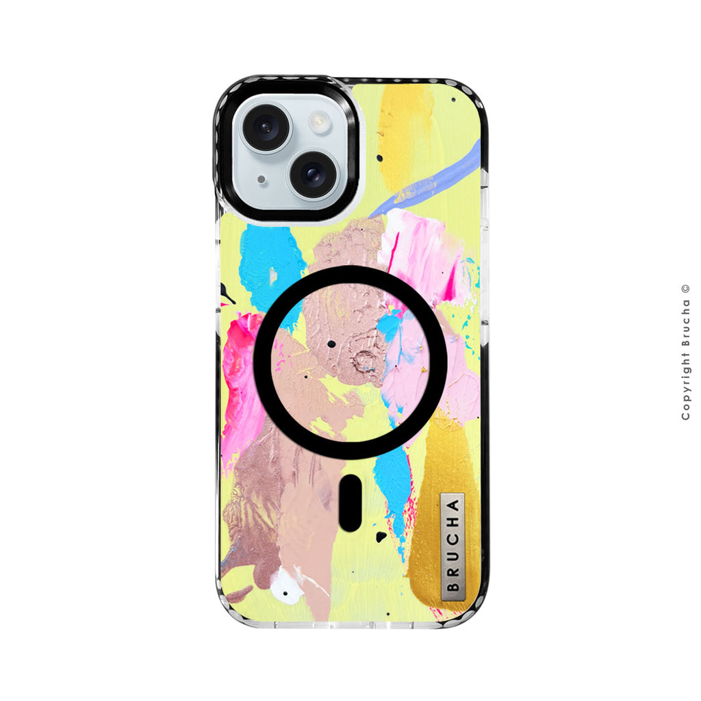 Funda Magsafe ultra protectora pintada a mano para iPhone 15  - Chloe