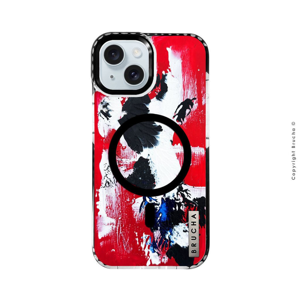 Funda Magsafe ultra protectora pintada a mano para iPhone 15  - Elordi