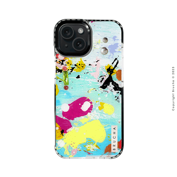 Funda ultra protectora pintada a mano para iPhone 15 -  Jessy BRILLANTES EDICIÓN LIMITADA💎