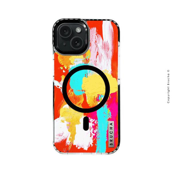 Funda Magsafe ultra protectora pintada a mano para iPhone 15  - Lauda
