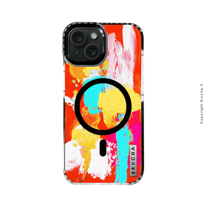 Funda Magsafe ultra protectora pintada a mano para iPhone 15  - Lauda
