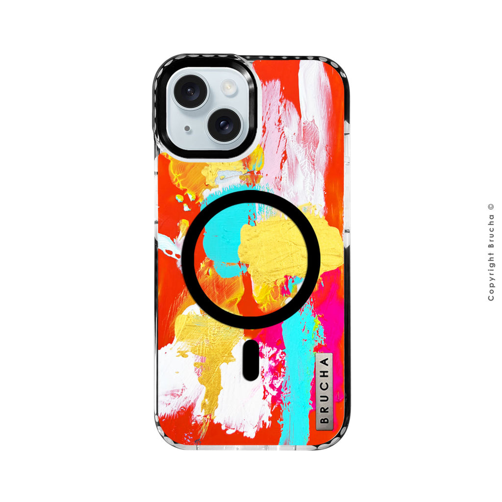 Funda Magsafe ultra protectora pintada a mano para iPhone 15  - Lauda