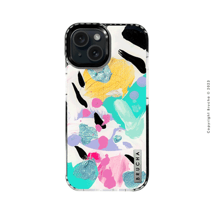 Funda ultra protectora pintada a mano para iPhone 15 - Moon
