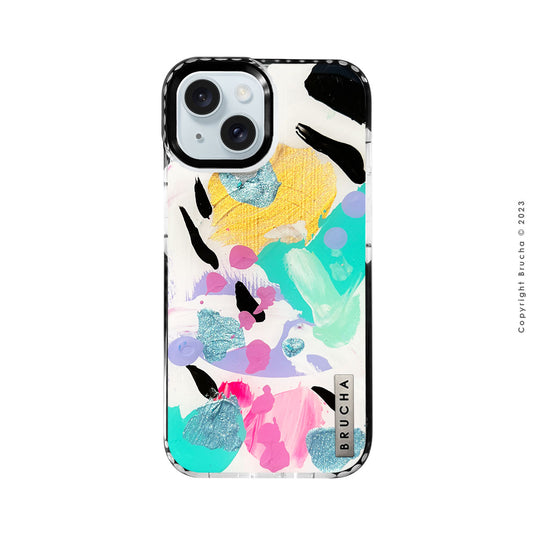 Funda ultra protectora pintada a mano para iPhone 15 - Moon