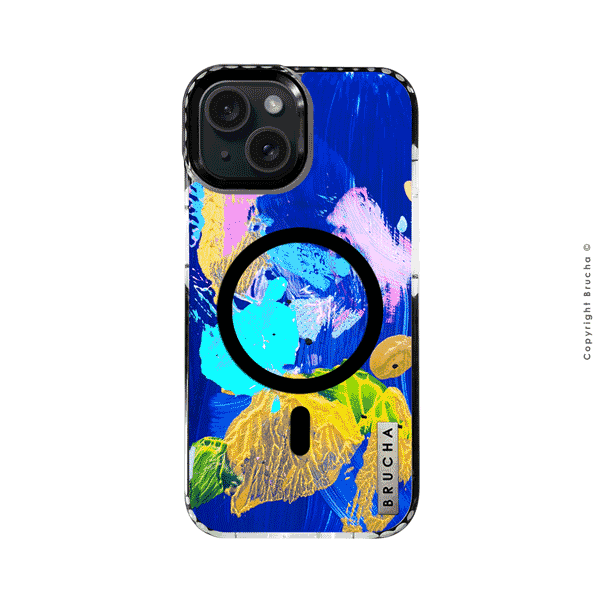 Funda Magsafe ultra protectora pintada a mano para iPhone 15  - Hunt