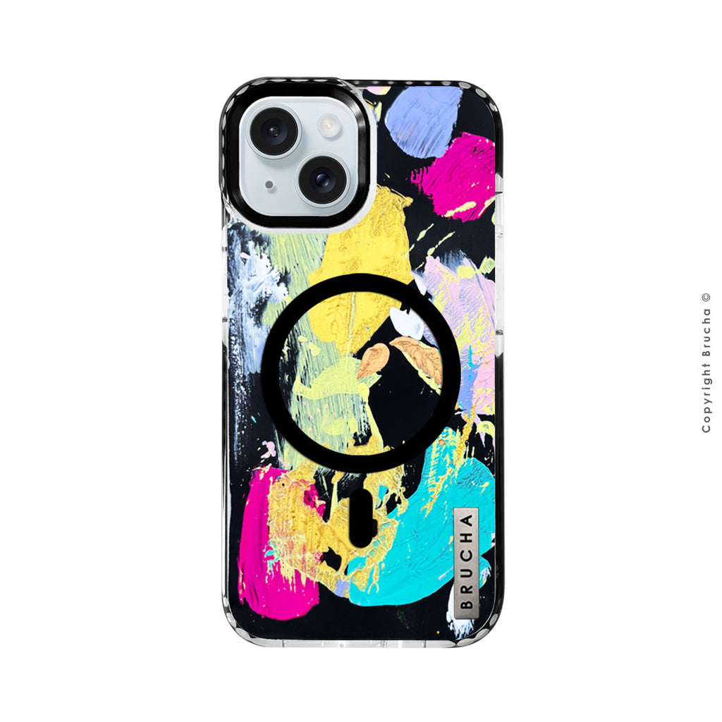 Funda Magsafe ultra protectora pintada a mano para iPhone 15  - Norris