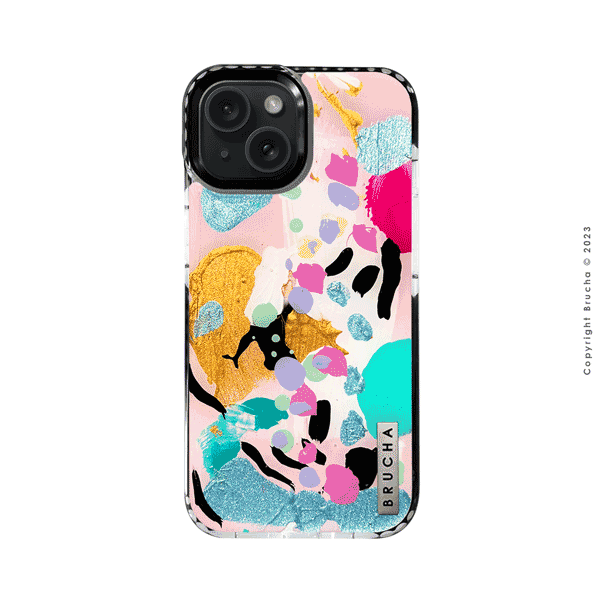 Funda ultra protectora pintada a mano para iPhone 15 - Crazy