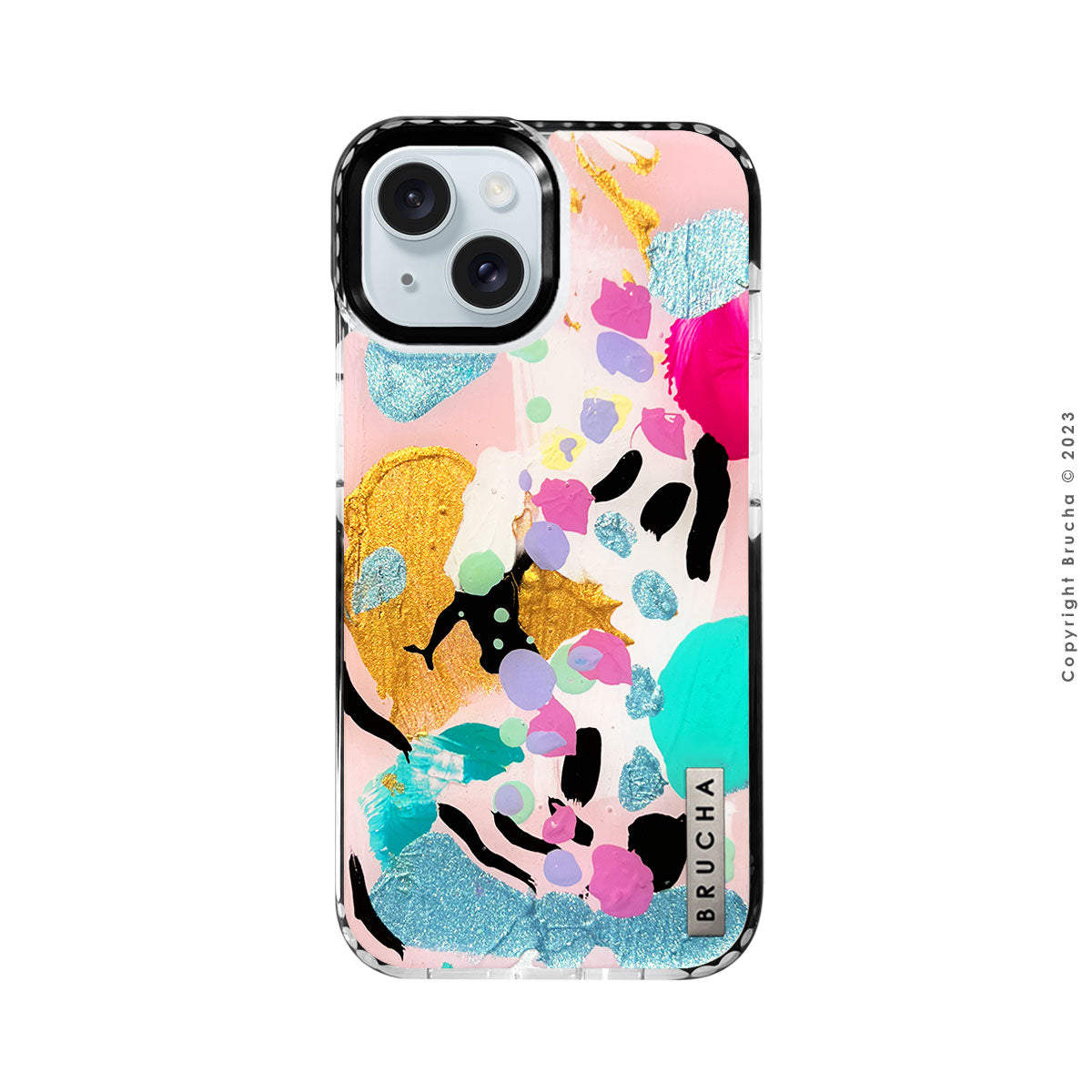 Funda ultra protectora pintada a mano para iPhone 15 - Crazy