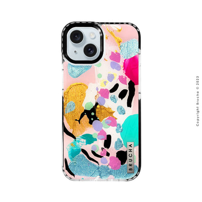 Funda ultra protectora pintada a mano para iPhone 15 - Crazy