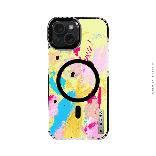Funda Magsafe ultra protectora pintada a mano para iPhone 15  - Geneva