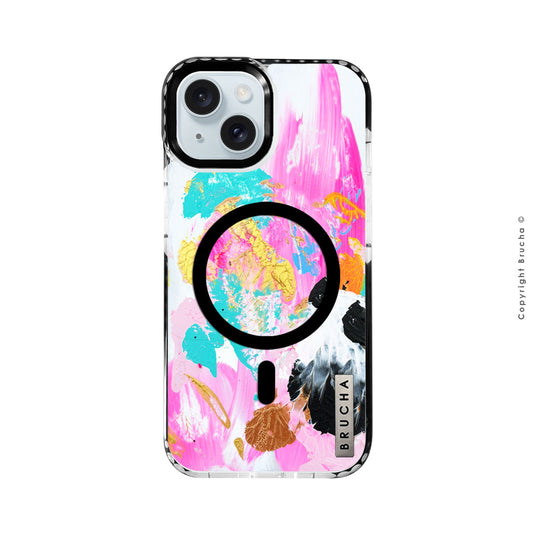 Funda Magsafe ultra protectora pintada a mano para iPhone 15  - Antibes