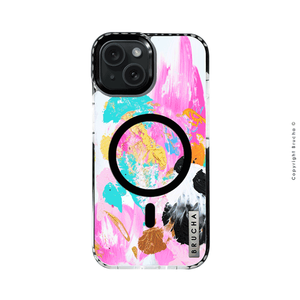 Funda Magsafe ultra protectora pintada a mano para iPhone 15  - Antibes