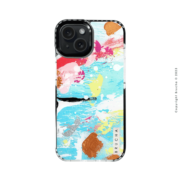 Funda ultra protectora pintada a mano para iPhone 15 - Banoffee