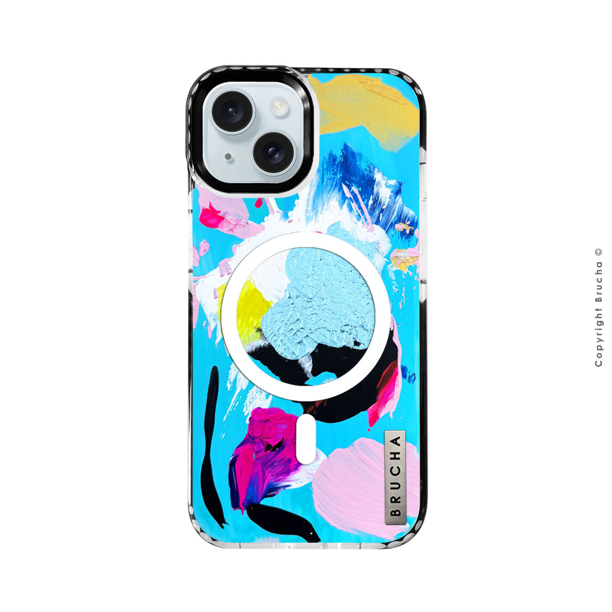 Funda Magsafe ultra protectora pintada a mano para iPhone 15  - Portofino