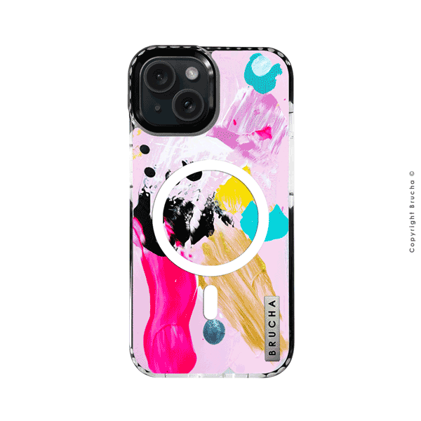 Funda Magsafe ultra protectora pintada a mano para iPhone 15  - Aniston