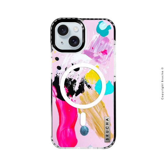 Funda Magsafe ultra protectora pintada a mano para iPhone 15  - Aniston