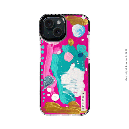 Funda ultra protectora pintada a mano para iPhone 15 - Ladies
