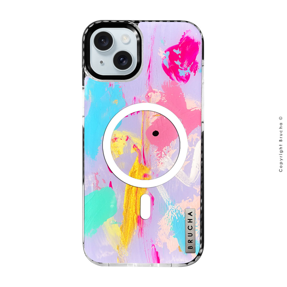 Funda Magsafe ultra protectora pintada a mano para iPhone 14/15 Plus – Romina