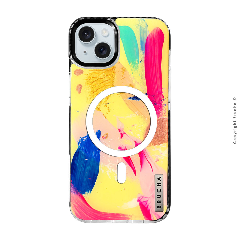 Funda Magsafe ultra protectora pintada a mano para iPhone 14/15 Plus – Natasha