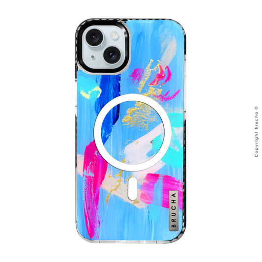 Funda Magsafe ultra protectora pintada a mano para iPhone 14/15 Plus – Modena