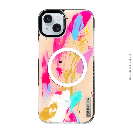 Funda Magsafe ultra protectora pintada a mano para iPhone 14/15 Plus – Roberta