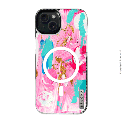 Funda Magsafe ultra protectora pintada a mano para iPhone 14/15 Plus – Rach
