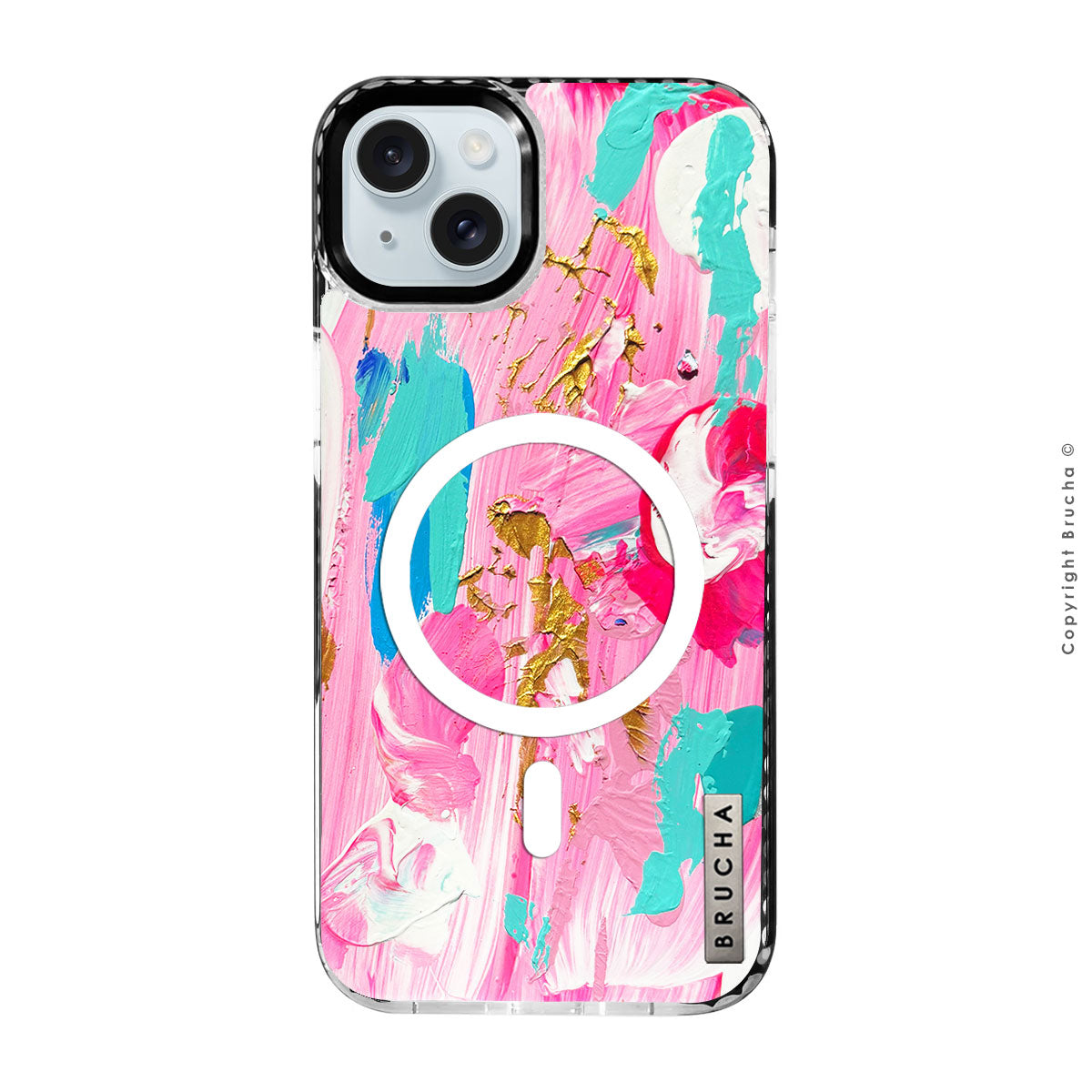 Funda Magsafe ultra protectora pintada a mano para iPhone 14/15 Plus – Rach