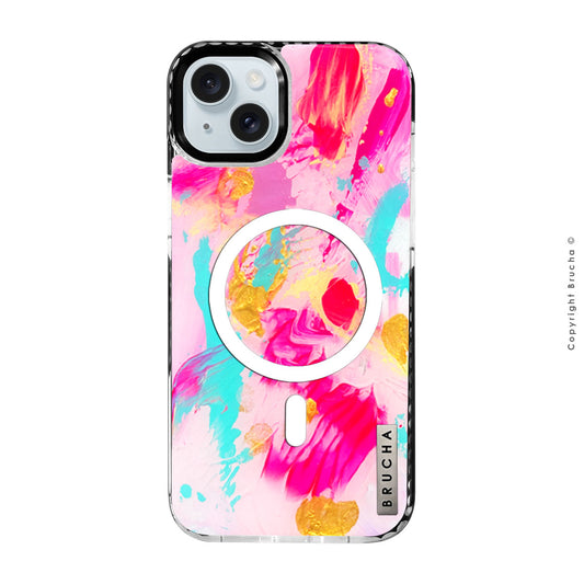 Funda Magsafe ultra protectora pintada a mano para iPhone 14/15 Plus – Alessandra